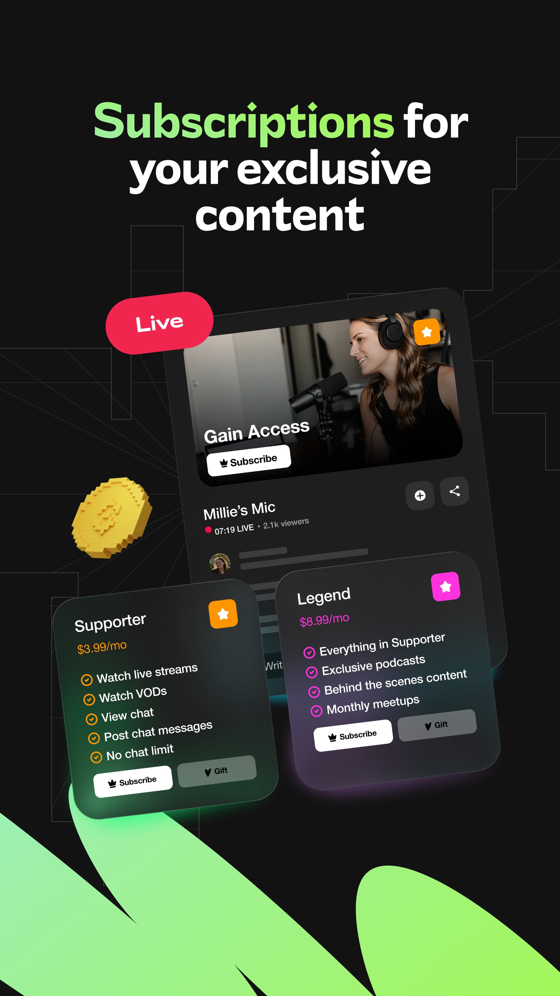 Monetization mobile